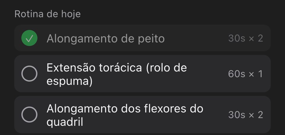 A rotina de hoje no menu do Kamae